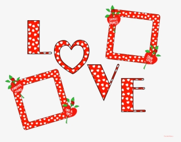 Download Happy Valentines Day Png Transparent Images - Frame Love Background Png, Png Download, Free Download