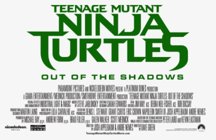 Tmnt 2 Logo Png Vector Free Library - Poster, Transparent Png, Free Download