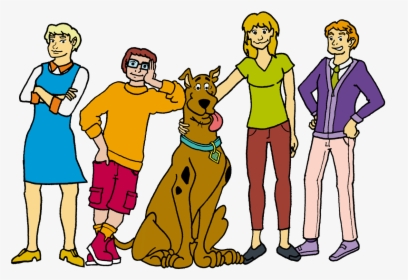 Scooby Doo Gang Fan Art - Scooby Doo Transparent, HD Png Download, Free Download