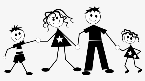 This Free Icons Png Design Of Stick Figure Family - Stick Man Family Png, Transparent Png, Free Download