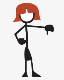 7271 Stick Figures Woman2 1 Web - Really Creative Stick Figure, HD Png Download, Free Download