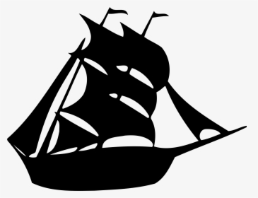 Sailing Silhouette At Getdrawings - Boat Silhouette, HD Png Download, Free Download