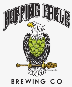 Hebc Logo - Hopping Eagle Brewing Company, HD Png Download, Free Download