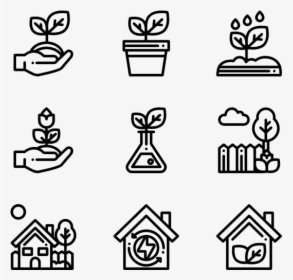 Greenhouse - Renewable Energy Icons, HD Png Download, Free Download