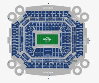 Hard Rock Stadium Wayfinding Map - Miami Dolphins Hard Rock Stadium Seating Chart, HD Png Download, Free Download