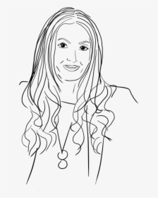 A Hand-drawn Sketch Of Roberta Lee - Sketch, HD Png Download, Free Download