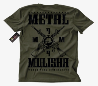 Metal Mulisha Standard Issue T-shirt Mens Back Military - Armed Society Metal Mulisha, HD Png Download, Free Download