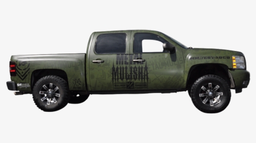 Offroad Truck Wrap 3m Flat For Metal Mulisha - Chevrolet Silverado, HD Png Download, Free Download