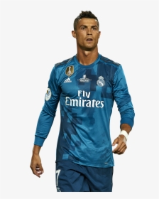 Real Fifa Cristiano Liga La Madrid Ronaldo Clipart - Ronaldo Real Madrid Blue Jersey, HD Png Download, Free Download