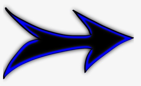 Black And Blue Arrow, HD Png Download, Free Download