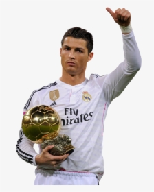 Ronaldo Ballon D Or 2016 Santiago Bernabeu, HD Png Download, Free Download