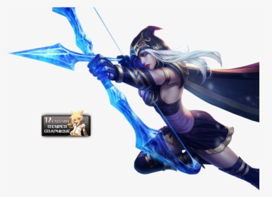 Ashe League Of Legends - Ashe Lol Png, Transparent Png, Free Download