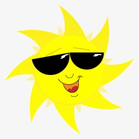 Sun With Sunglasses Png, Transparent Png, Free Download