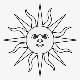 Heraldic Sun Vector Free, HD Png Download, Free Download