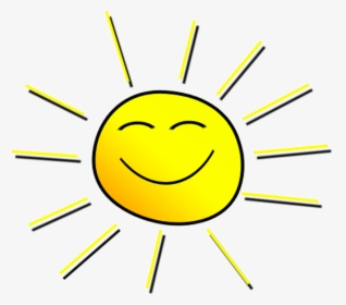 Smiling Sun Png - Smiling Sunshine Clipart, Transparent Png, Free Download