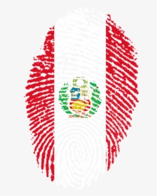 Peru, Flag, Fingerprint, Country, Pride, Identity - Peru Png, Transparent Png, Free Download