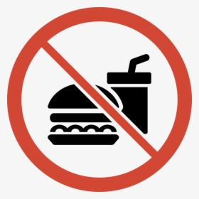 No Food Or Drink Sign - Don T Eat Or Drink, HD Png Download, Free Download