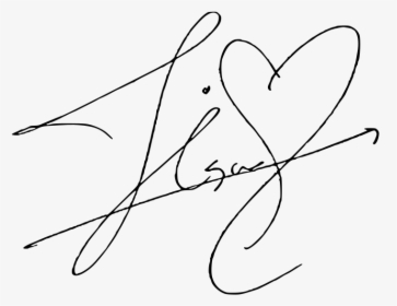 Signature Of Jisoo - Jisoo Blackpink Signature, HD Png Download, Free Download
