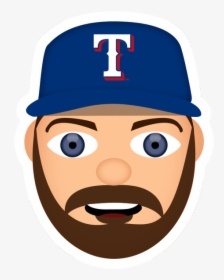 Texas Rangers Sticker Clip Arts - Chicago Cubs Emoji Heads, HD Png Download, Free Download