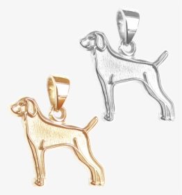 Weimaraner Charm Or Pendant In Sterling Silver Or 14k - Ancient Dog Breeds, HD Png Download, Free Download