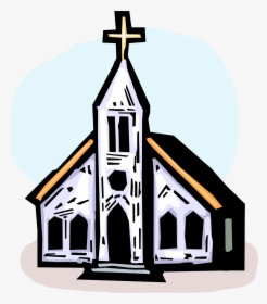 Synagogue Clipart - Church Building Clip Art, HD Png Download, Free Download