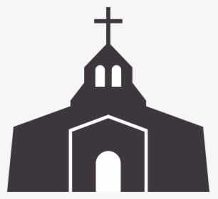 Church, Silhouette, Cross, Architecture, Worship - Church Silhouette Png, Transparent Png, Free Download