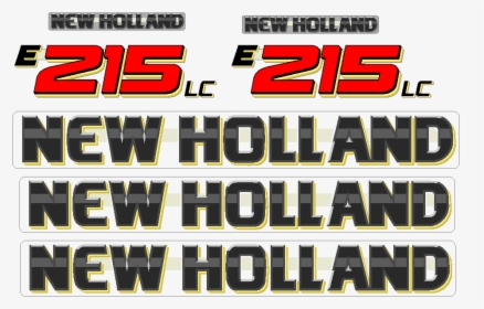 New Holland E215 Lc Decal Set - New Holland E215 Logo, HD Png Download, Free Download