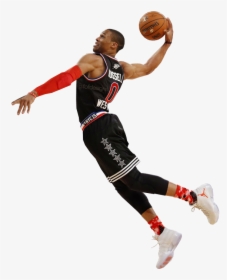 Russell Westbrook Dunk Png Transparent All-star By - Russell Westbrook Png Rockets, Png Download, Free Download