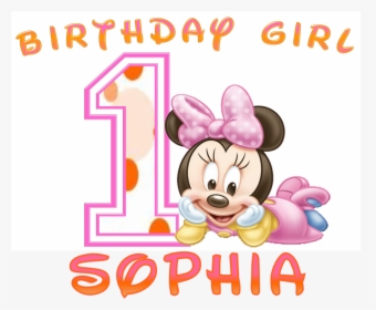 Transparent Happy Birthday - Minnie Mouse Bebe Png, Png Download, Free Download