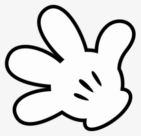 Mickey Mouse Png - Mickey Mouse Glove Template, Transparent Png, Free Download