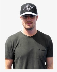 Stephen Amell With A Cap, HD Png Download, Free Download