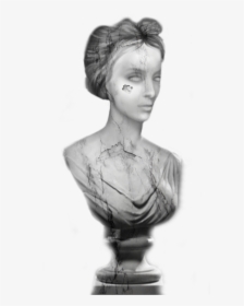 Graphic Library Library Marble Statue Bust Stock By - Bust, HD Png Download, Free Download