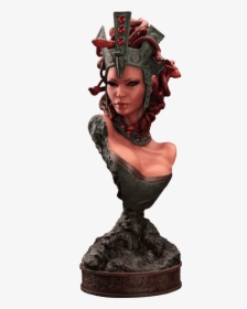 Hmo"s Medusa Statue Bust - Renaissance Of Medusa Statue, HD Png Download, Free Download