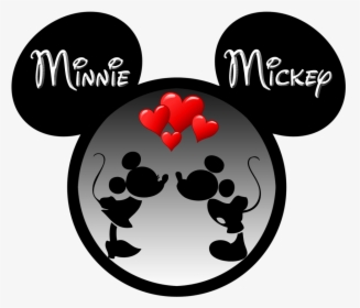 Minnie Mickey Silhouette Photo - Minnie And Mickey Vector, HD Png Download, Free Download