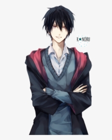 Anime Black Hair Male, HD Png Download, Free Download