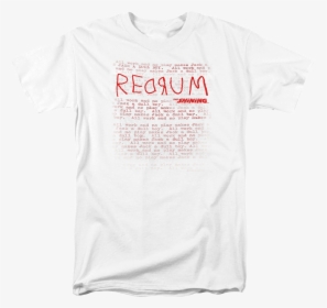 Redrum Shining T-shirt, HD Png Download, Free Download