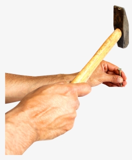 Hammering A Png Image - Hammer And Nail Png, Transparent Png, Free Download
