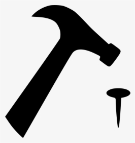 Transparent Hammer Vector Png - Hammer And Nails Icon Png, Png Download, Free Download