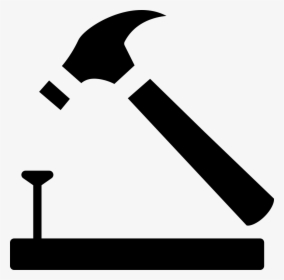 Nail Clipart Small Hammer - Free Hammer Icon, HD Png Download, Free Download