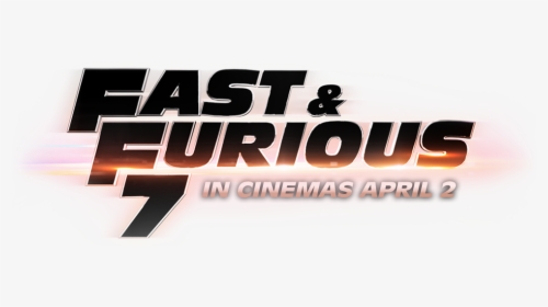 Fast And Furious 7 Logo Png, Transparent Png, Free Download