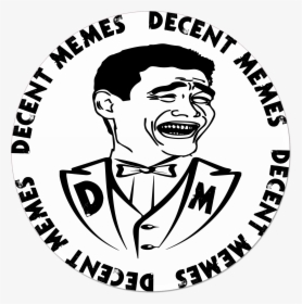 Decent Memes Logo Clear - Logo Meme Png, Transparent Png, Free Download