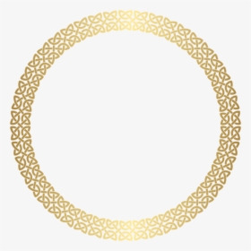 Transparent Textures Clipart - Golden Round Frame Png, Png Download, Free Download