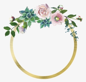 Hand Painted Circle Png Free Download - Transparent Flower Circle Png, Png Download, Free Download
