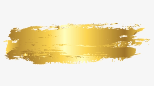 Gold Brush Stroke Png - Transparent Gold Brush Stroke Png, Png Download, Free Download