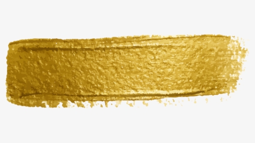 Gold Paint Brush Stroke, HD Png Download, Free Download