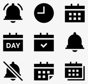 Solid Time And Date Elements - Date Time Venue Icon, HD Png Download, Free Download