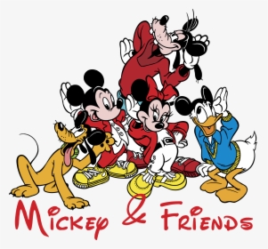 Mickey Mouse & All Team, HD Png Download, Free Download
