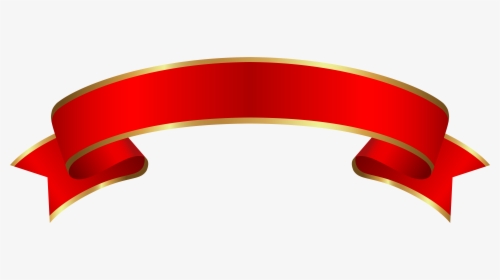 Clipart Free Banners Transparent Circle - Red Ribbon Banner Png, Png Download, Free Download