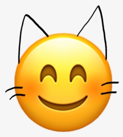 #cat #emoji #sticker #cute #kawaii #uwu #funny #wholesome - Smiley, HD Png Download, Free Download