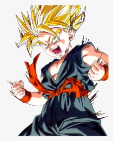 Future Trunks And Present Trunks , Png Download - Kid Trunks Ssj 2, Transparent Png, Free Download